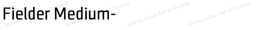 Fielder Medium字体转换